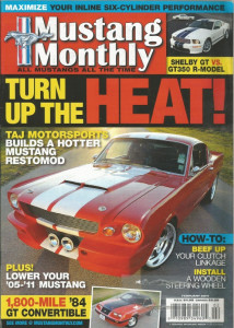 MUSTANG MONTHLY 2011 FEB - MONROE HANDLER, PLAYBOY PINK '67, HOT 6*